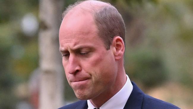 MANCHESTER, ENGLAND - NOVEMBER 13: Prince William, Prince of Wales attends the funeral of Sir Bobby Charlton at Manchester Cathedral on November 13, 2023 in Manchester, England. Sir Robert Charlton, born 11th October 1937 in Ashington, Northumberland, is considered to be one of the greatest footballers of all time. He played most of his career football for Manchester United as a midfielder/centre-forward, after surviving the Munich air crash that killed 23 people including eight of his teammates. He was a member of England's winning 1966 FIFA World Cup team also winning the Ballon D'Or the same year. Sir Bobby died on October 21, aged 86. (Photo by Anthony Devlin/Getty Images)