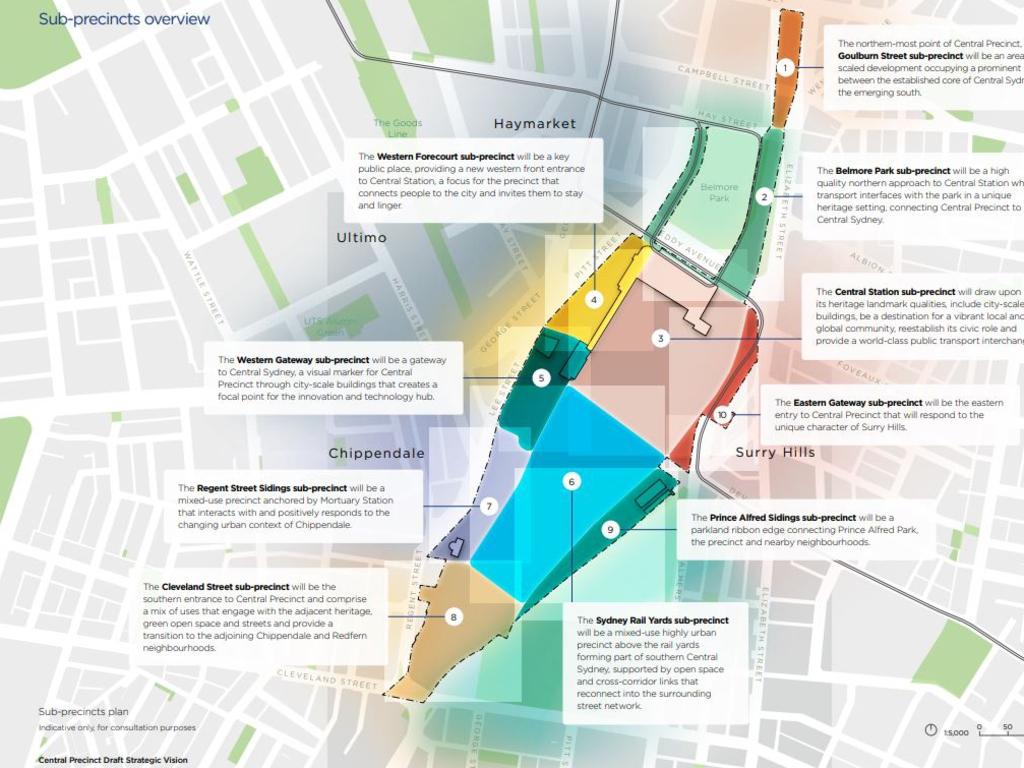 Central Precinct Hub Development Proposed Above Central Train Station ...