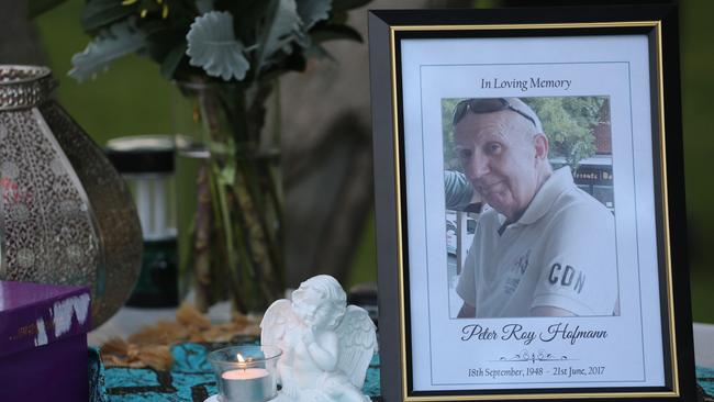 A candlelight vigil was held for Peter Hofmann. Picture: El Earl Photography.