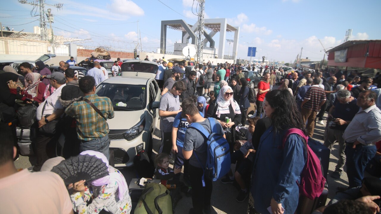 Thousands of foreign nationals trapped in Gaza after Egypt border closes