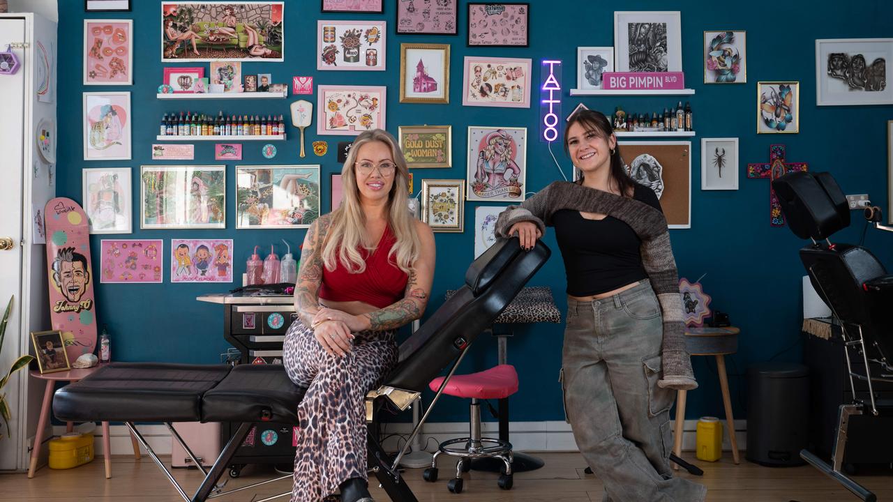 Roxy’s is like a second home for Jaimie Richards and Lara Bassanese. Picture: Naomi Jellicoe