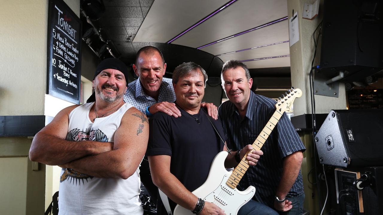 L-R Styne Ashton, Steve Miller, Tony Voglino, Paul Cooney. Fundraising gig at The Republic