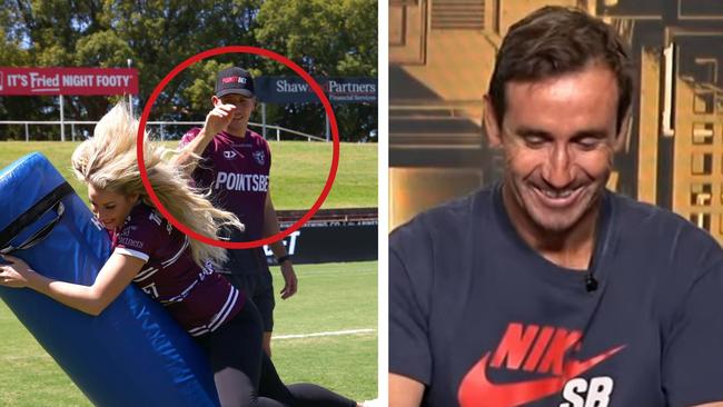 Joey Johns has roasted his nephew. Photo: Matrix News and YouTube