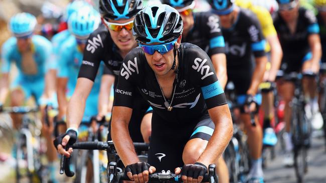 Aussie Richie Porte riding with Team Skyat the Tour de France.  Could he be heading to BMC? Picture:  Bryn Lennon (Getty Images)