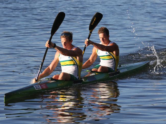 Wallace and Tame training on the Gold Coast