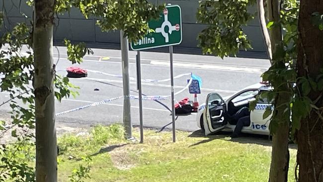 Tweed/Byron Police have set up a crime scene. Picture: Savannah Pocock