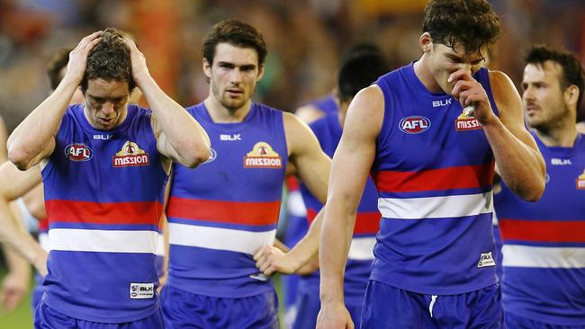 The Bulldogs used their elimination final loss last year as a learning experience. Picture: Michael Klein