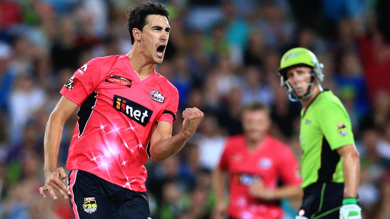 Mitch Starc has only played 10 Big Bash games for the Sydney Sixers. Picture: Mark Evans