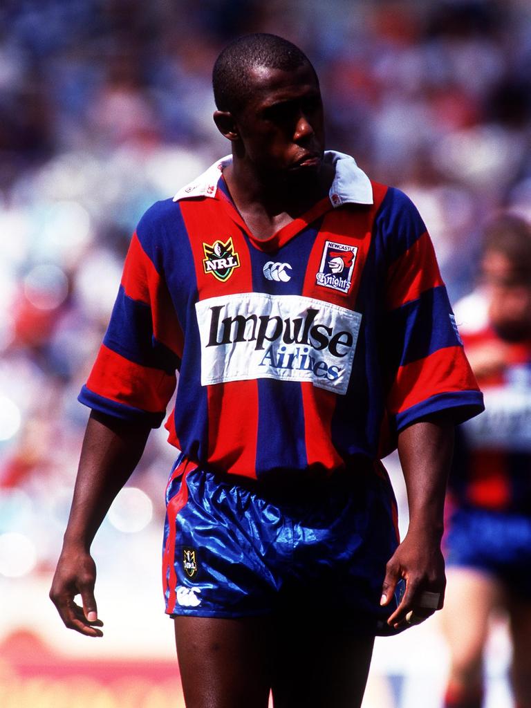 Former Newcastle winger Greg Smith. NRL Imagery