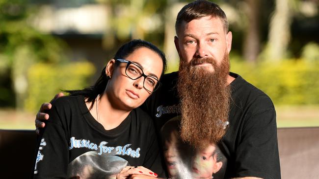 Kerri-Ann Goodwin and Shane Burke pictured at the community summit held in Townsville to review sentencing of child homicide offences.