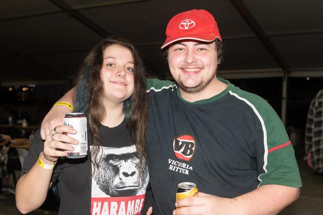 Lauren Thompson and Cole Wenzel from South Mackay at the NQ's Rock'N Country 2022.Picture: Michaela Harlow