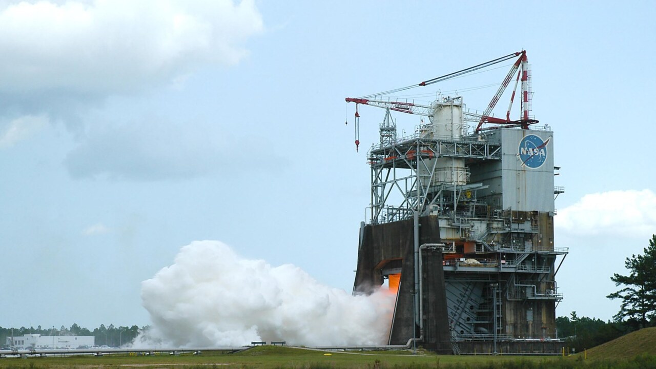 NASA tests engine for most powerful rocket in history