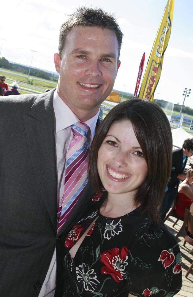 Luke and Katherine Carter in 2009. Picture: Barry Leddicoat