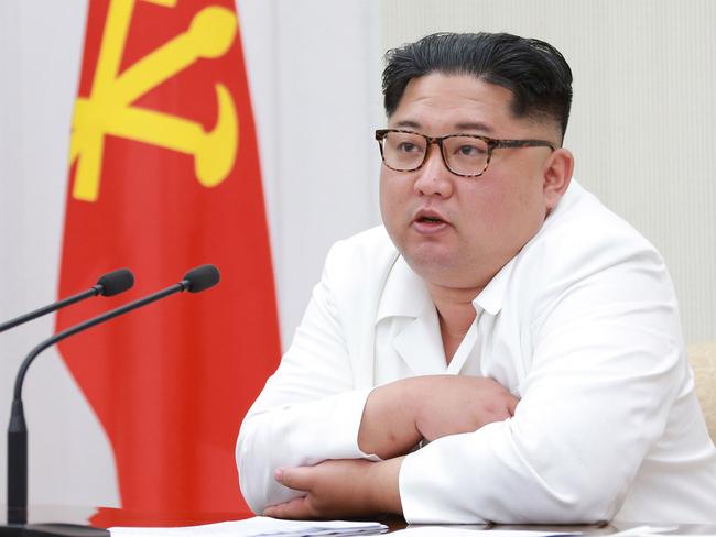 North Korean leader Kim Jong-un. Picture: AFP/KCNA VIA KNS