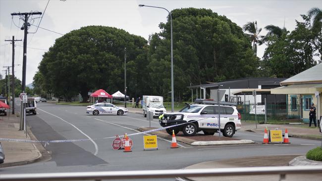 The scene where the body of the 66-year-old man was discovered in Innisfail.