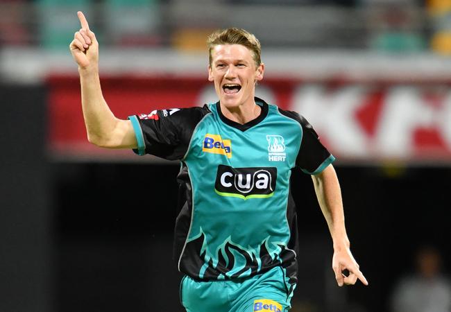 Brendan Doggett for the Heat in last season’s Big Bash.