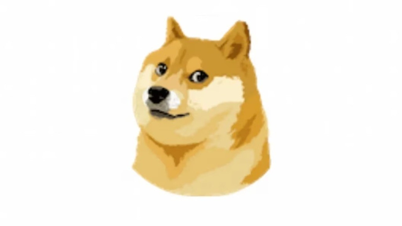 Dogecoin’s mascot is a cartoon Shiba Inu. Picture: Twitter