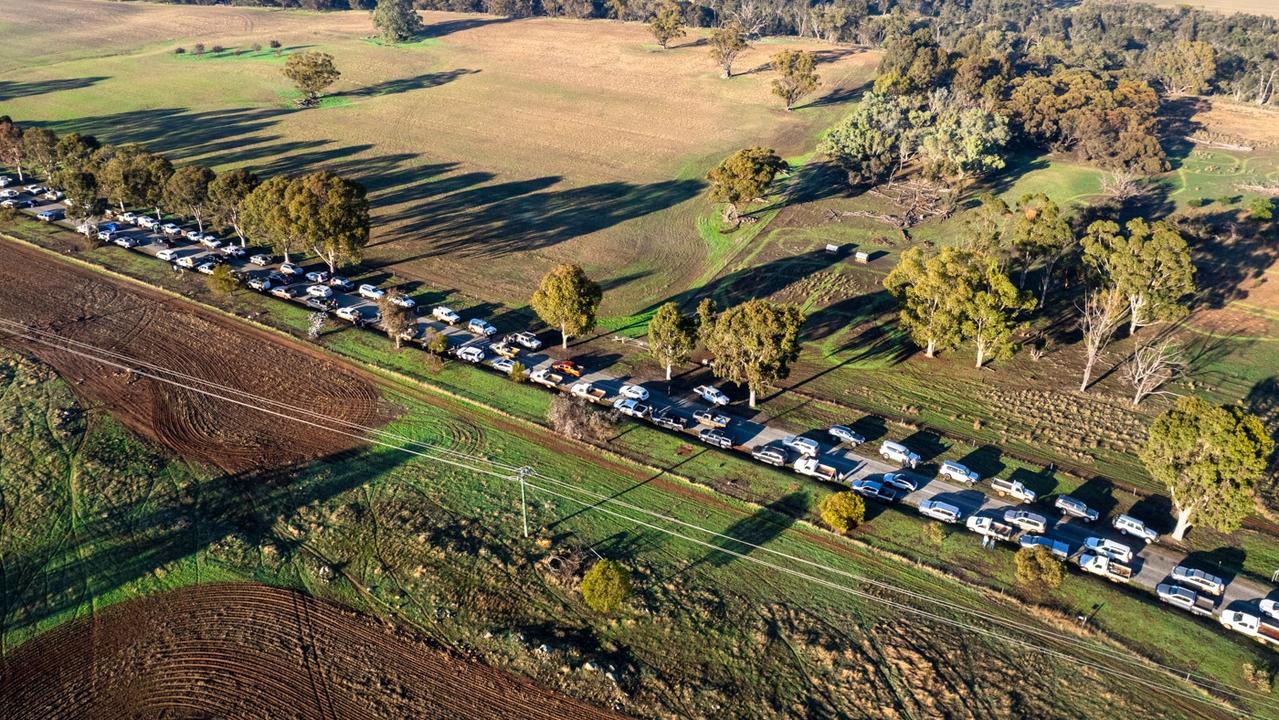 As many as 2000 farmers attended an inquiry into the live export ban last week. Picture: Josh Fernandes via the Keep the Sheep Facebook page.