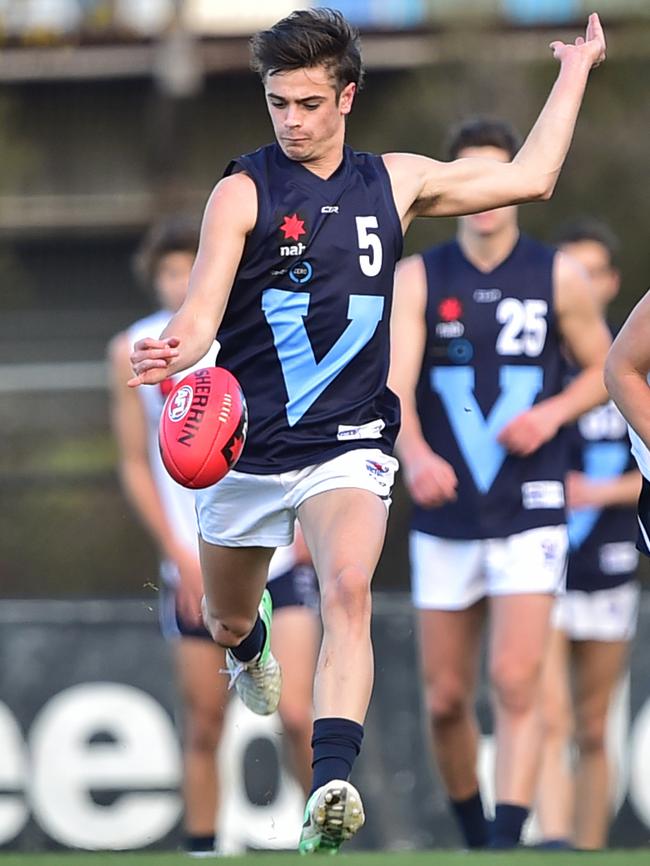 Patrick Naish is hoping to get picked up by Richmond on Friday night. Picture: Stephen Harman