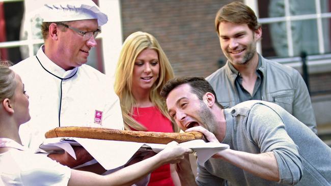 Scott with American Pie co-stars Eddie Kaye Thomas and Tara Reid. Picture: AFP/ANP/ Ade Johnson