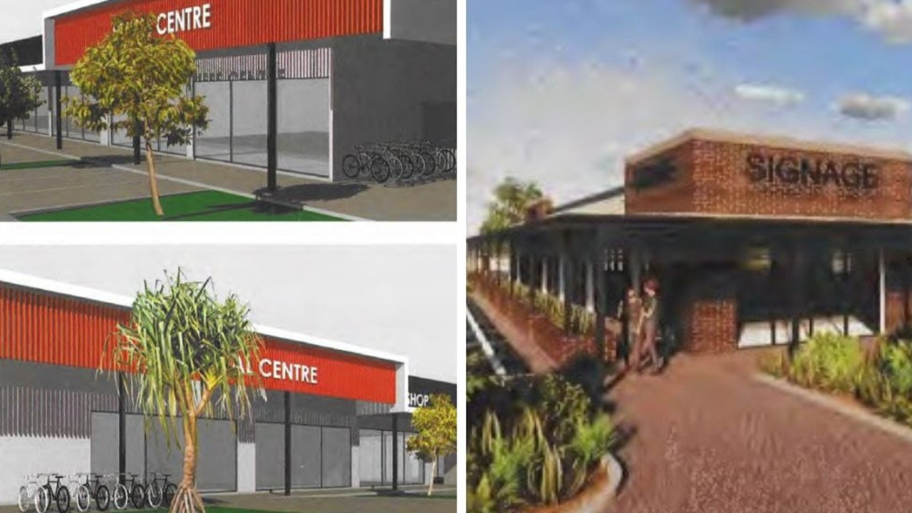 A new commercial development proposed near Victory College (left) and a 308-lot subdivision with its own medical centre planned at the Southside are among a dozen developments worth millions of dollars awating a green light from Gympie Reional Council in 2023.