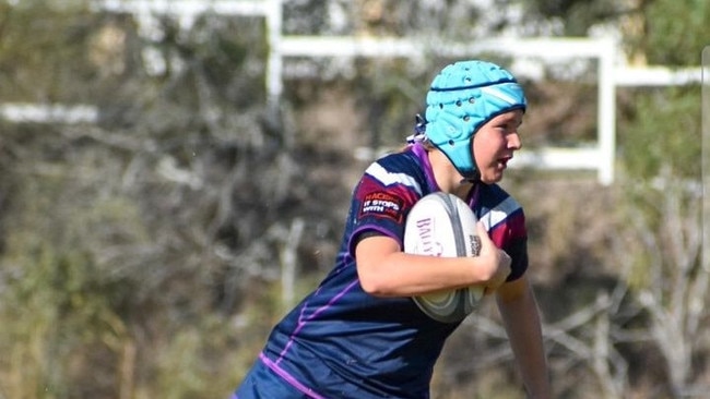 Ipswich SHS winger Emily Jackwitz.