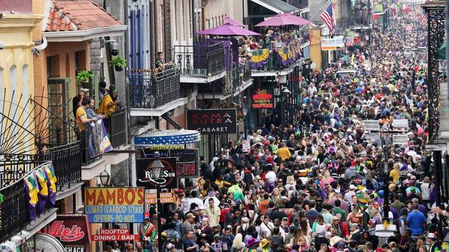 New Orleans was a sea of humanity during Mardi Gras on February 25.