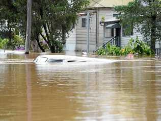 FLOOD PRONE: North Lismore during the 2017 floods. Picture: Marc Stapelberg