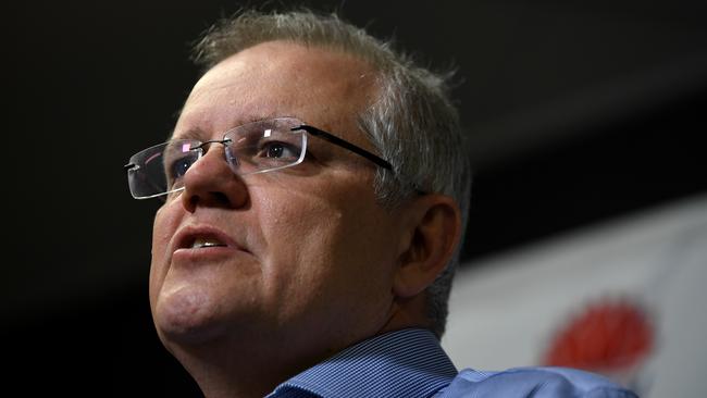 Prime Minister Scott Morrison on his return back to Australia from holidays in Hawaii. Picture: AAP/Joel Carrett