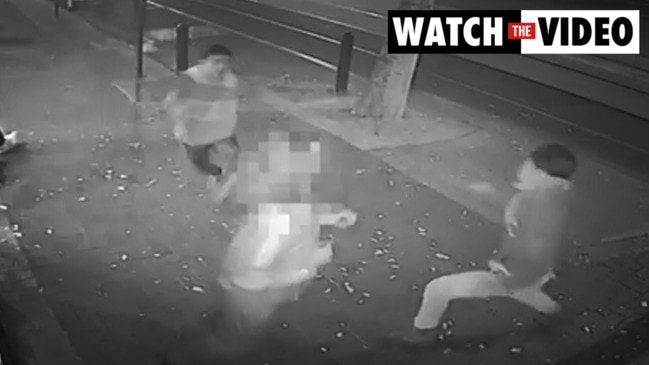 CCTV: Teenagers assaulted at Glenelg