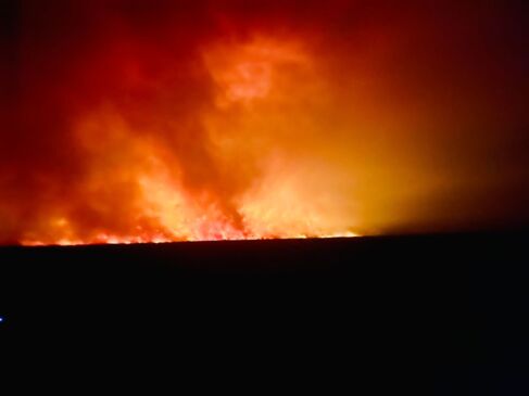 Uncontrolled blaze burns through Barkly region