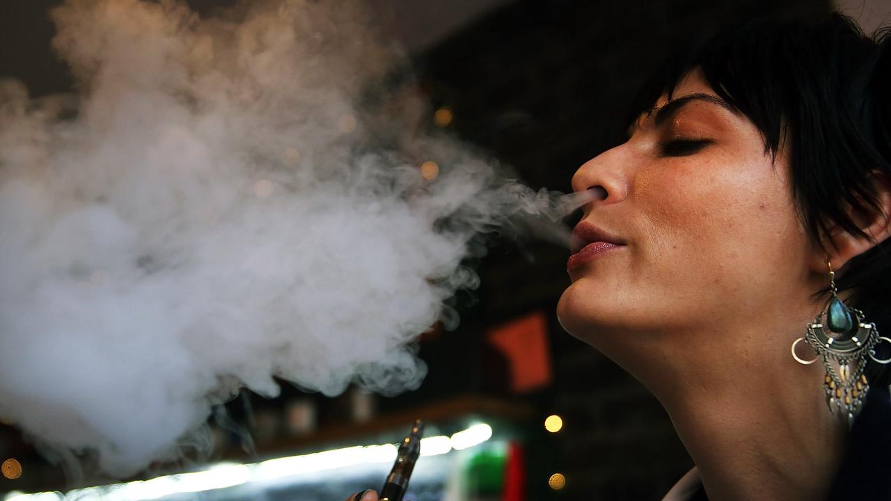 Doctors have noticed a pattern in symptoms being reported, by people vaping, including shortness of breath, fatigue, chest pain and vomiting. Picture: Getty