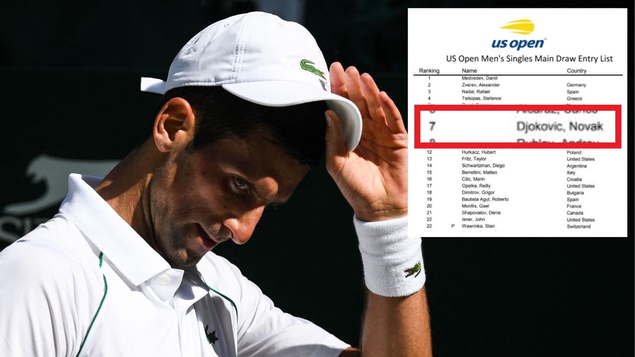 Novak Djokovic has been named but will likely not play. Photo: Getty Images and Twitter