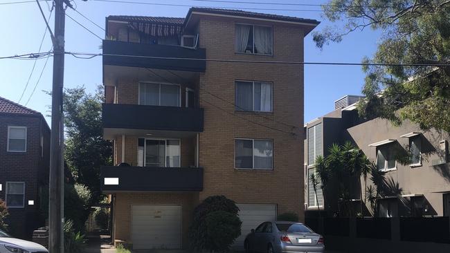 The apartment block in Rose Bay. Picture: Alex Turner-Cohen/news.com.au