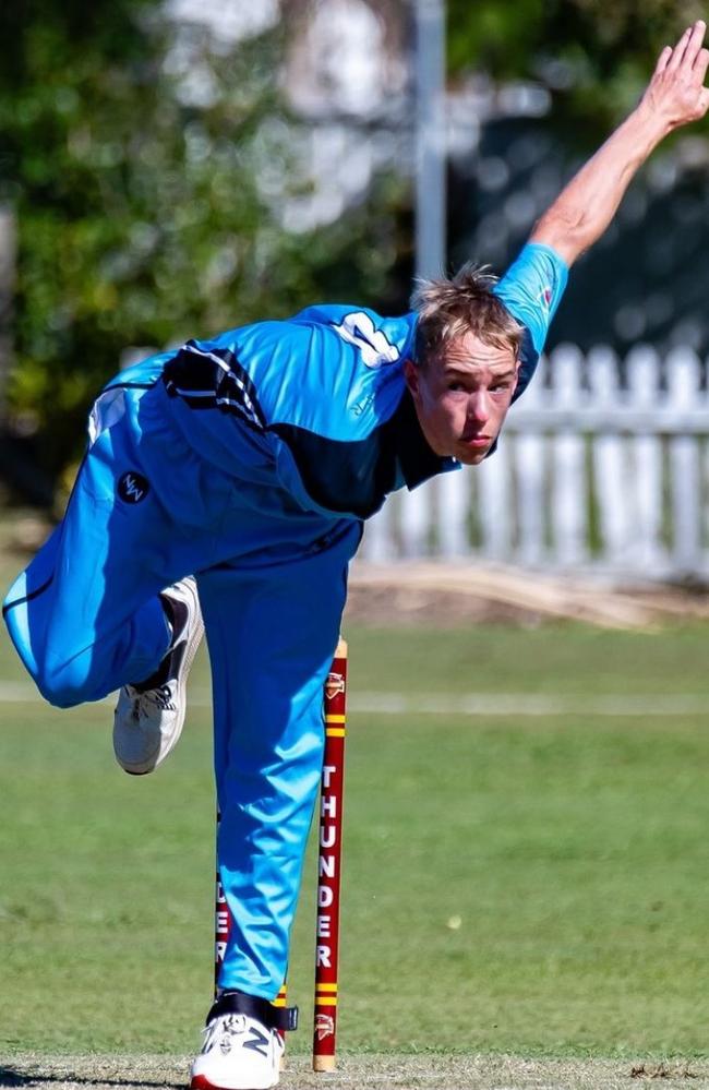 Tewantin-Noosa cricketer Riley Woolmer.