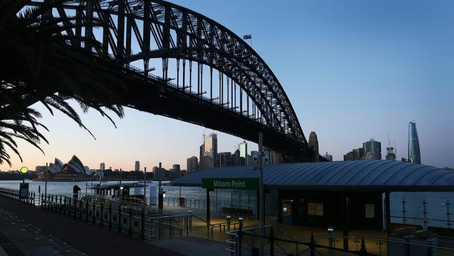 Sydney Harbour Bridge. Vaccinated NSW residents will be able to welcome 10 visitors to their home, up from a limit of five, under the roadmap changes. Picture: Getty