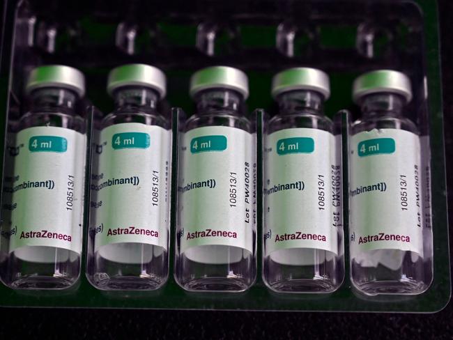 AstraZeneca withdrew its vaccine globally, admitting it could cause dangerous side effects including in rare cases fatal blood clots. Picture: AFP