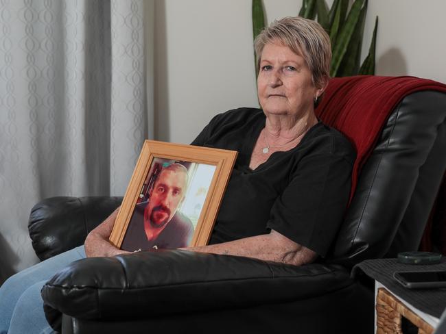 Wendy Masters reflects on the death of her son Shane, who was badly injured in a workplace accident several years ago. Picture: Mireille Merlet