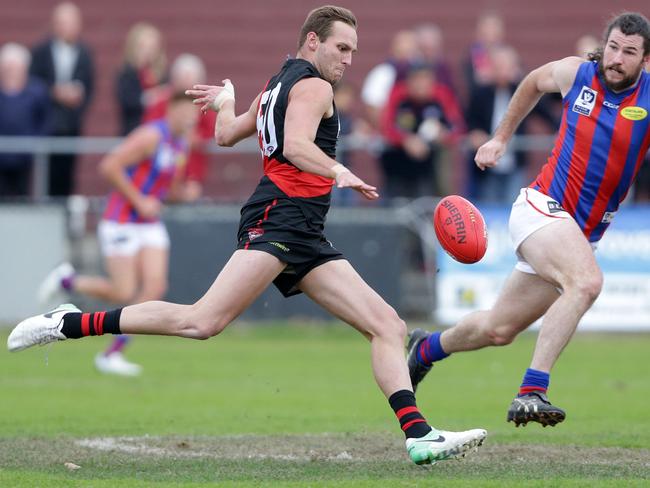 Essendon VFL defender James Ferry is the latest star to sign with Gisborne for 2019. Picture: Sarah Matray