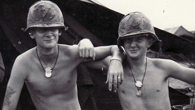 Christopher Clark (right), was killed in action during the Vietnam War on January 8, 1966, while trying to save a mate’s life.