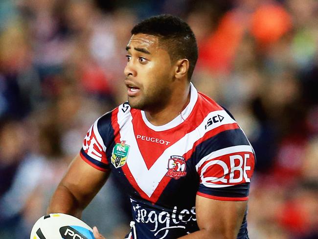 Michael Jennings of the Roosters during the Sydney Roosters v South Sydney Rabbitohs NRL round 26 game at Allianz Stadium, Sydney. pic Mark Evans