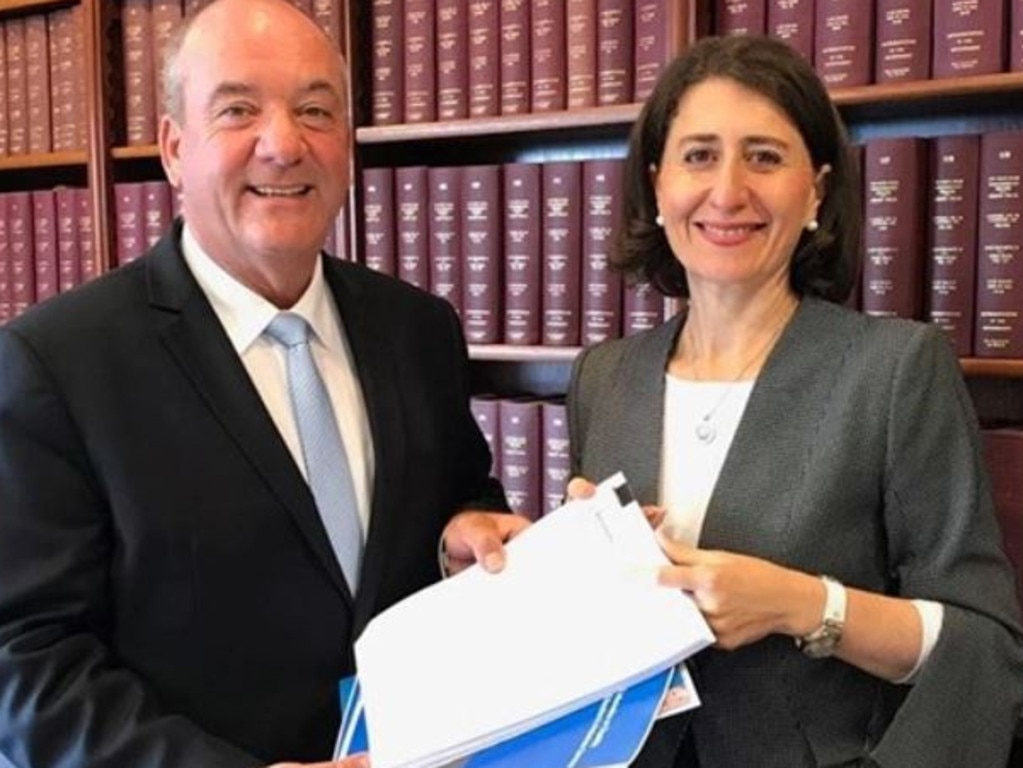 Gladys Berejiklian with Daryl Maguire. Picture: Supplied