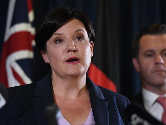 Labor leader Jodi McKay praised Ms Hancock for her “bravery” in speaking out. Picture: AAP