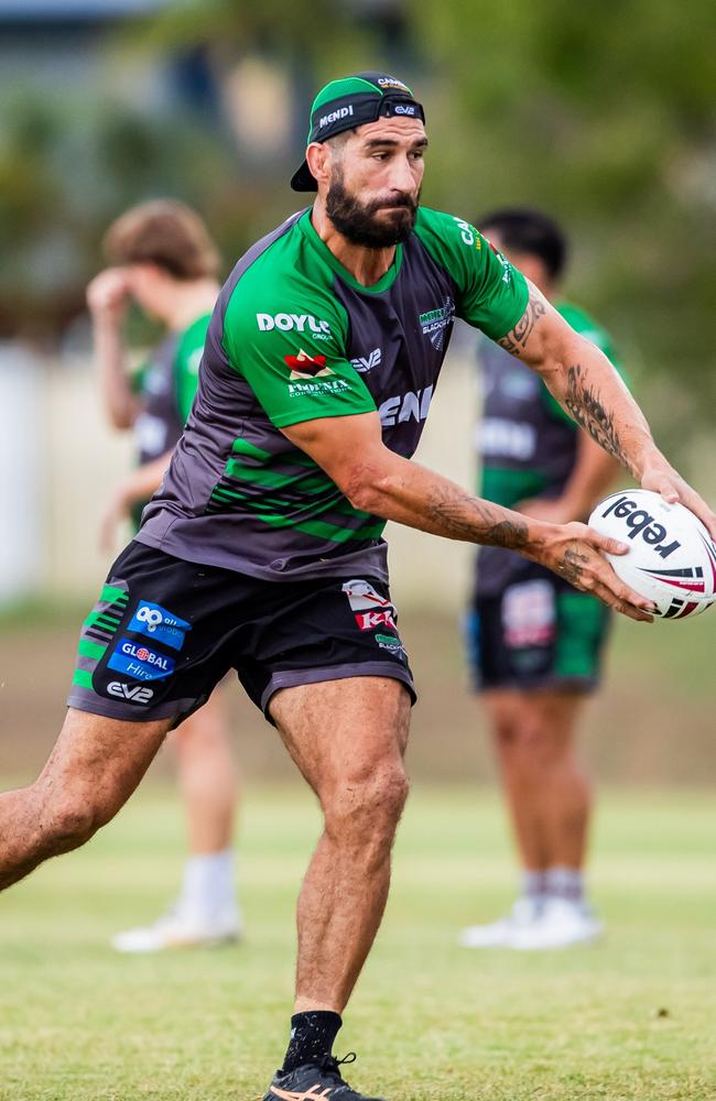 Townsville Blackhawks player James Tamou is gearing up for another season in the Queensland Cup in 2025. Picture: Townsville Blackhawks.