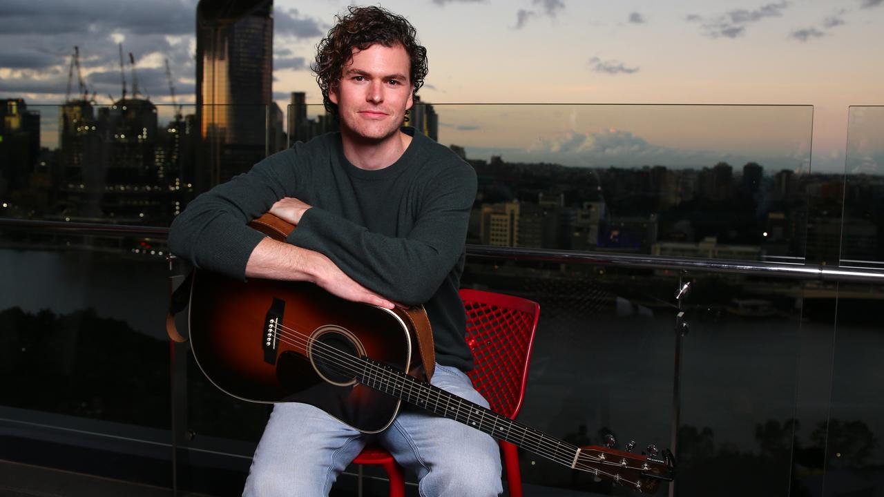 Aussie singer Vance Joy ahead of his Nova Red Room performance in Brisbane on Monday. Picture David Clark