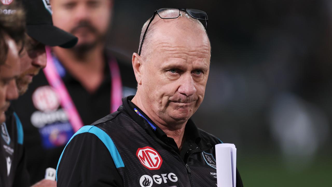 Can Ken Hinkley’s side finally get over the finals hump? Picture: James Elsby/AFL Photos via Getty Images