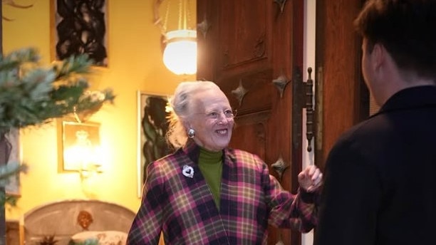 Queen Margrethe and Crown Prince Christian of Denmark