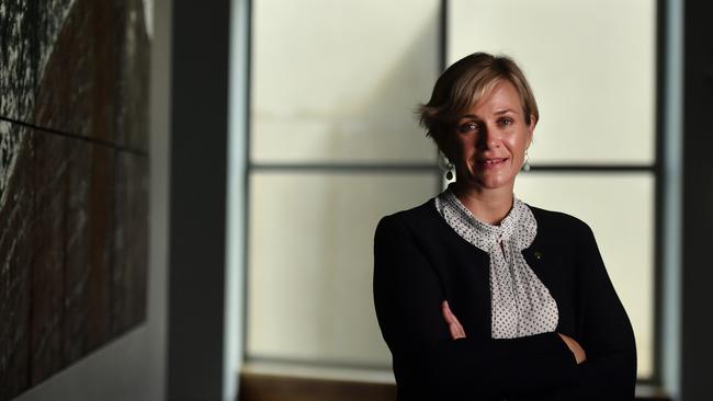 Independent Member for Warringah Zali Steggall poses for a portrait at Parliament House in Canberra in 2020. (AAP Image/Mick Tsikas) NO ARCHIVING