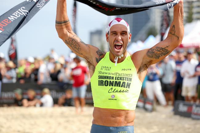 Matt Poole won the open ironman race at the Summer of Surf Shannon Eckstein Classic at BMD Northcliffe. Picture credit: Shane Myers 2022.