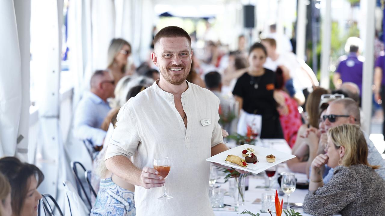 Roman Haslinger hosts the Longest Lunch at Hemmingways Brewery at the Crystalbrook Marina, Port Douglas. Picture: Brendan Radke